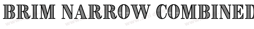 Brim Narrow Combined字体转换 Brim Narrow Combined字体转换
